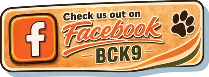 Check us out on Facebook — BCK9